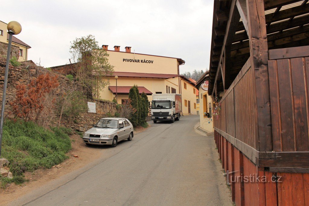 Kácov, shot from the area