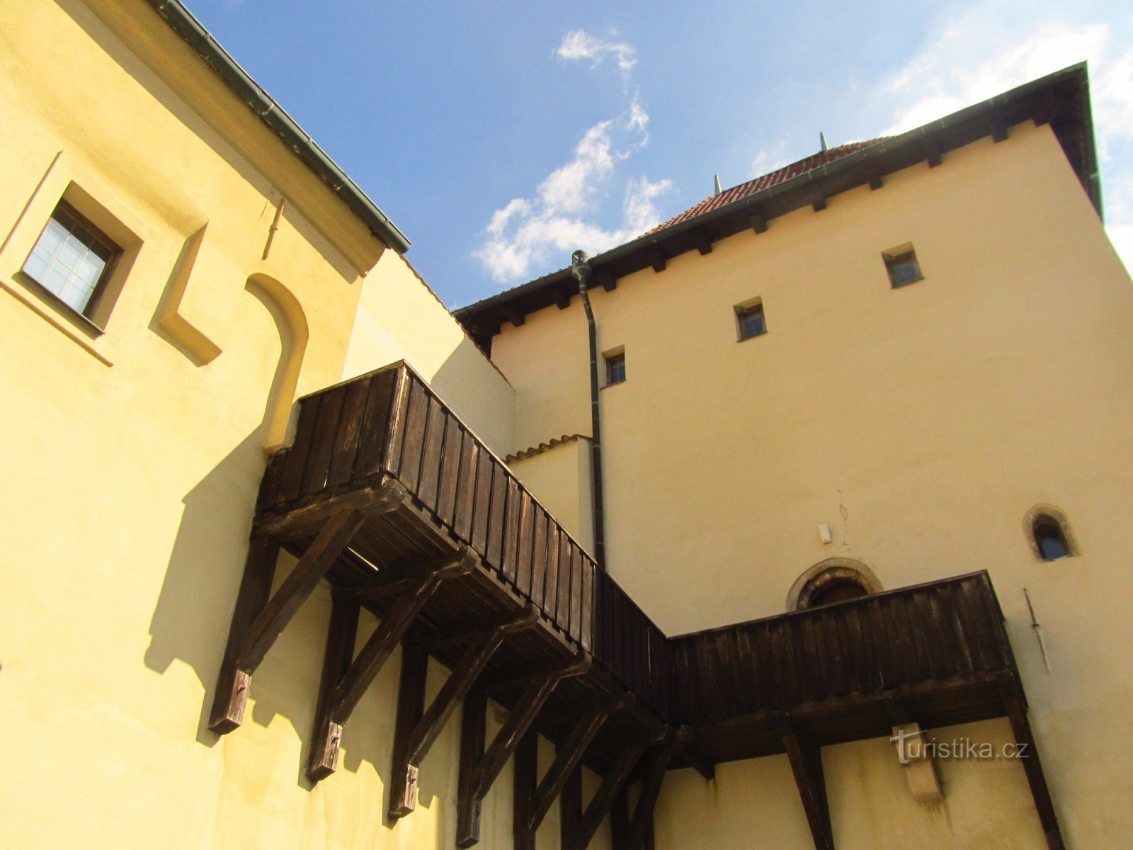 Kadaň castle - courtyard