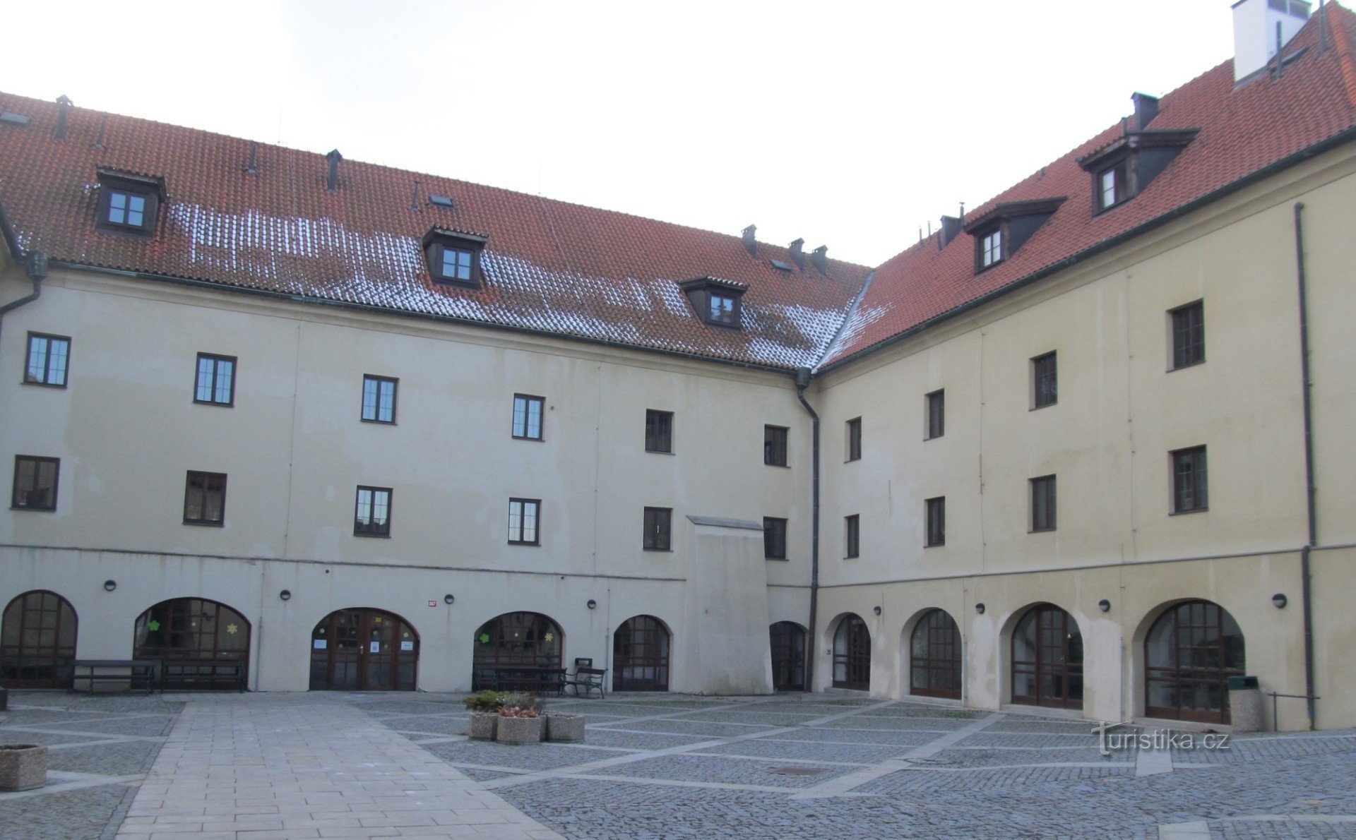 Kadaň kasteel - binnenplaats