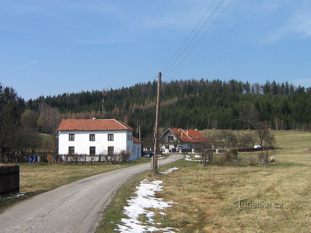 Kamenice - Předlesí vägskäl