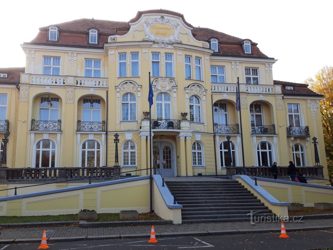 Steenbaden in de Teplice spa