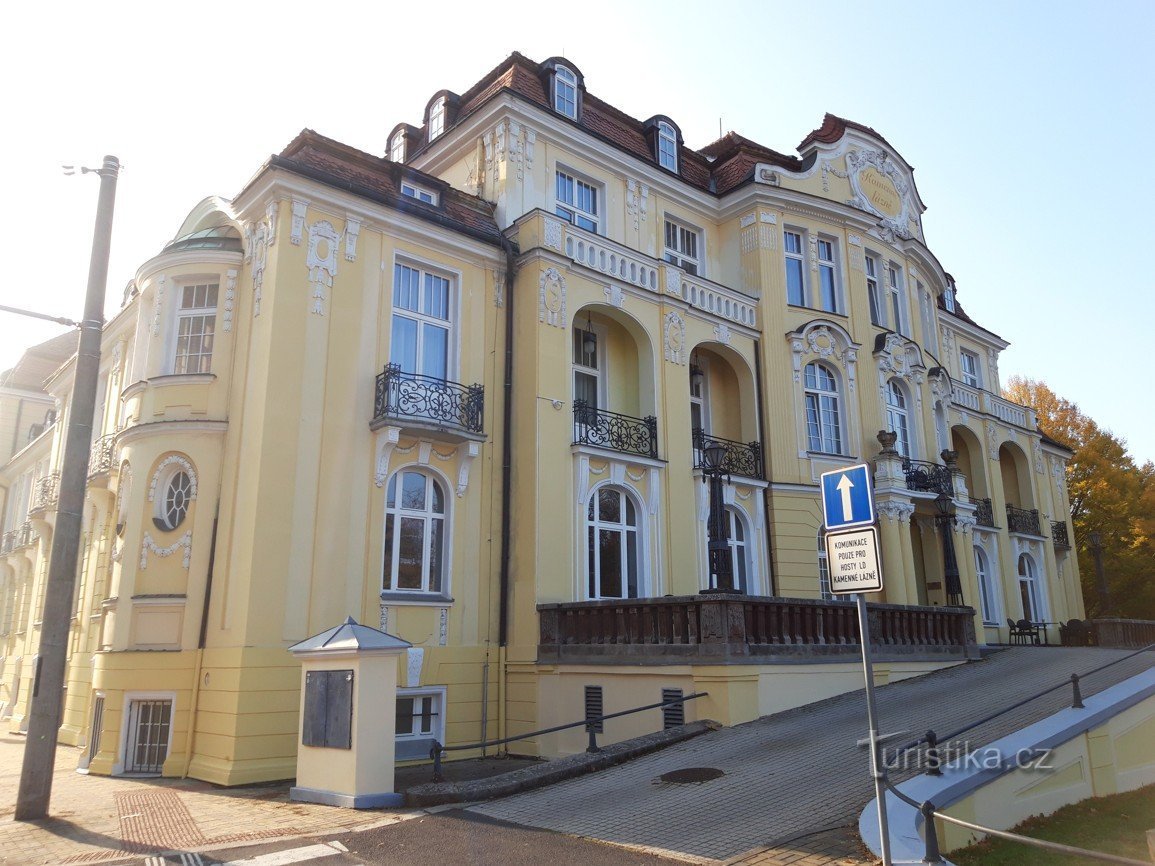 Steenbaden in de Teplice spa