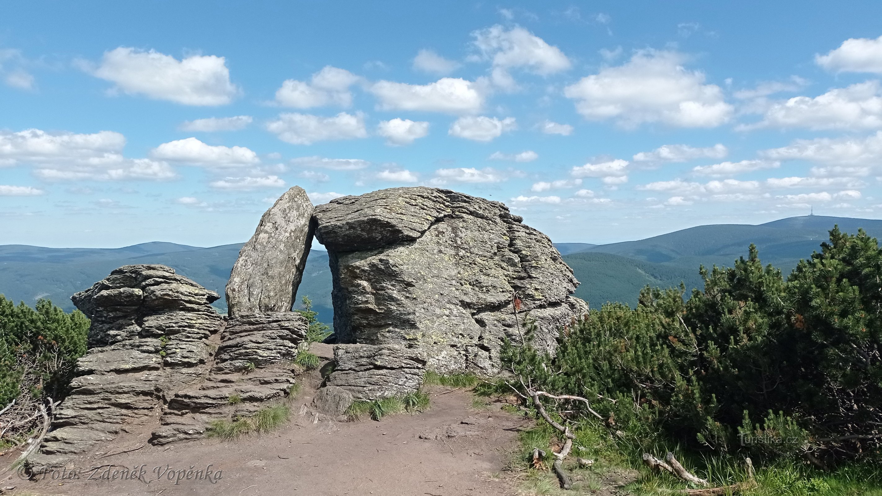 Stone window.