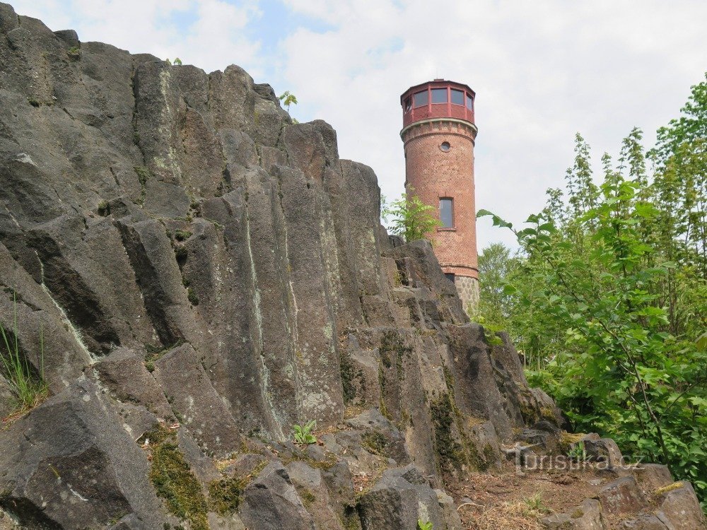 Stenorgel ved Dymník nær Rumburk
