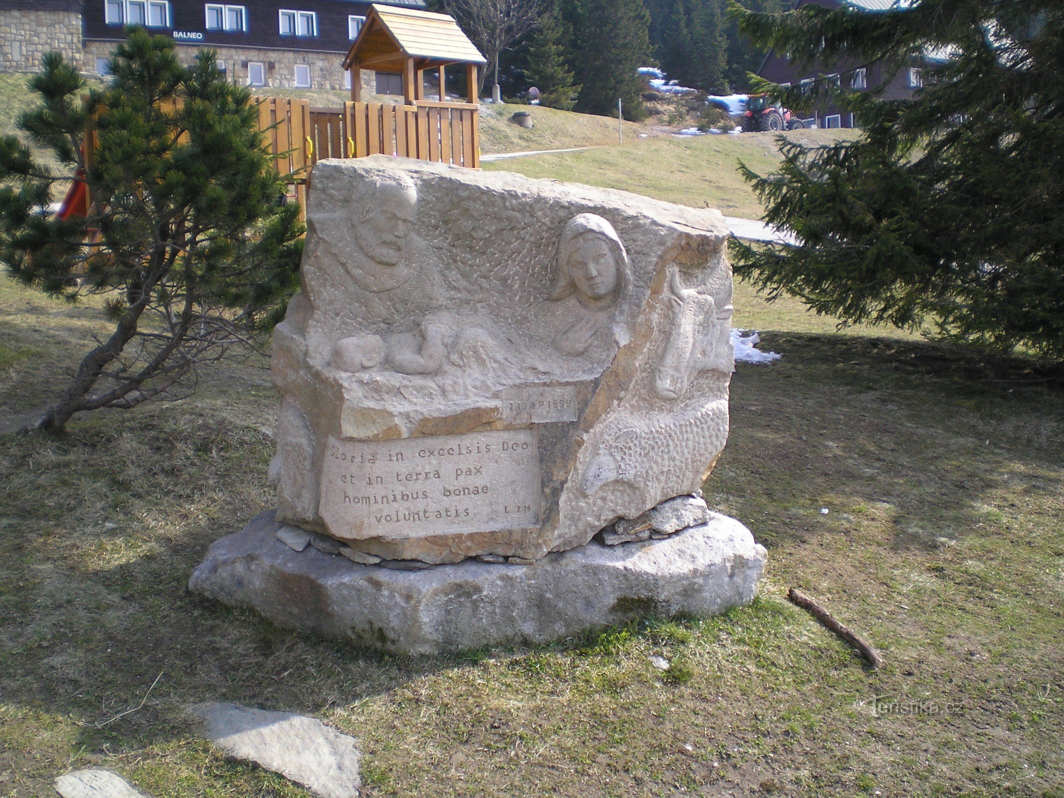 Crèche en pierre