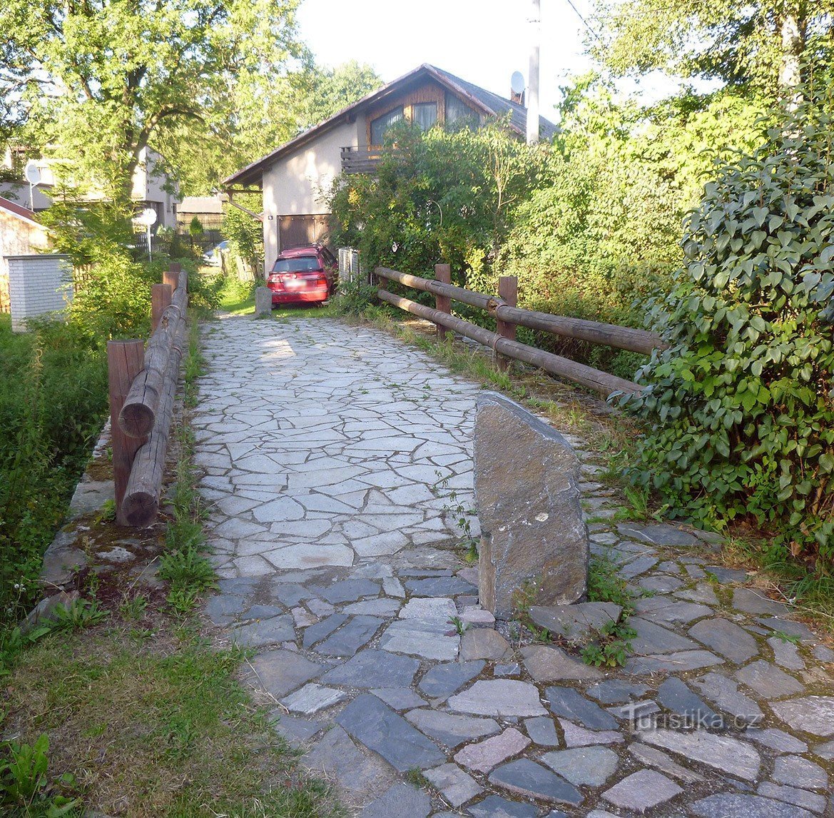 Stone bridge on Bílka