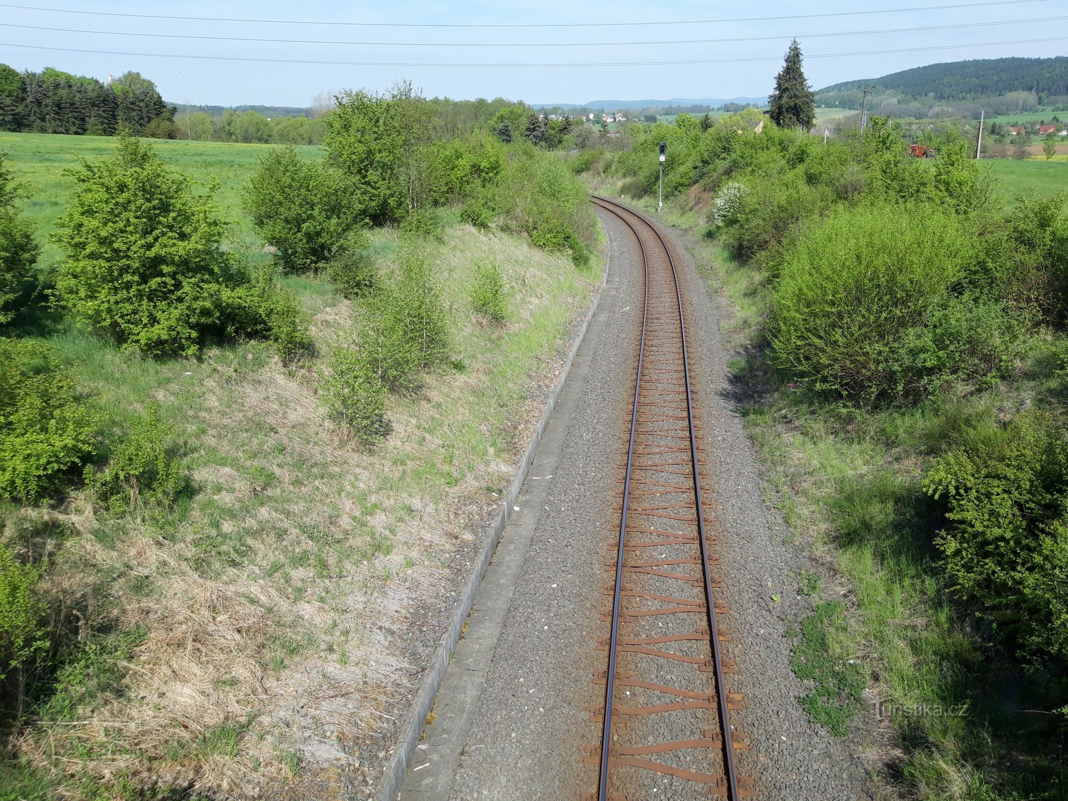 Stenbro på järnvägslinjen Karlovy Vary – Johanngeorgenstadt