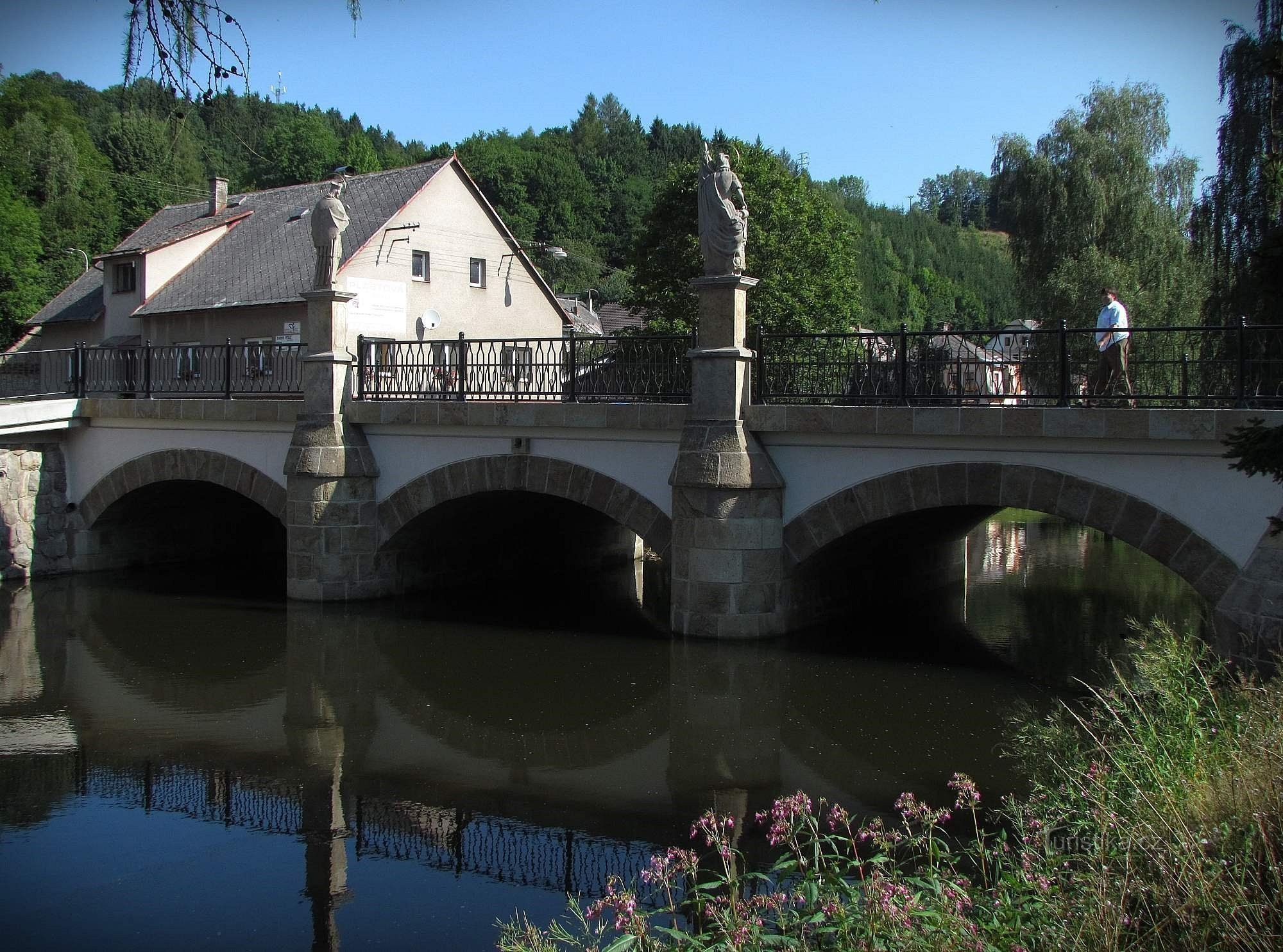 Stenen brug in Jablonné nad Orlicí