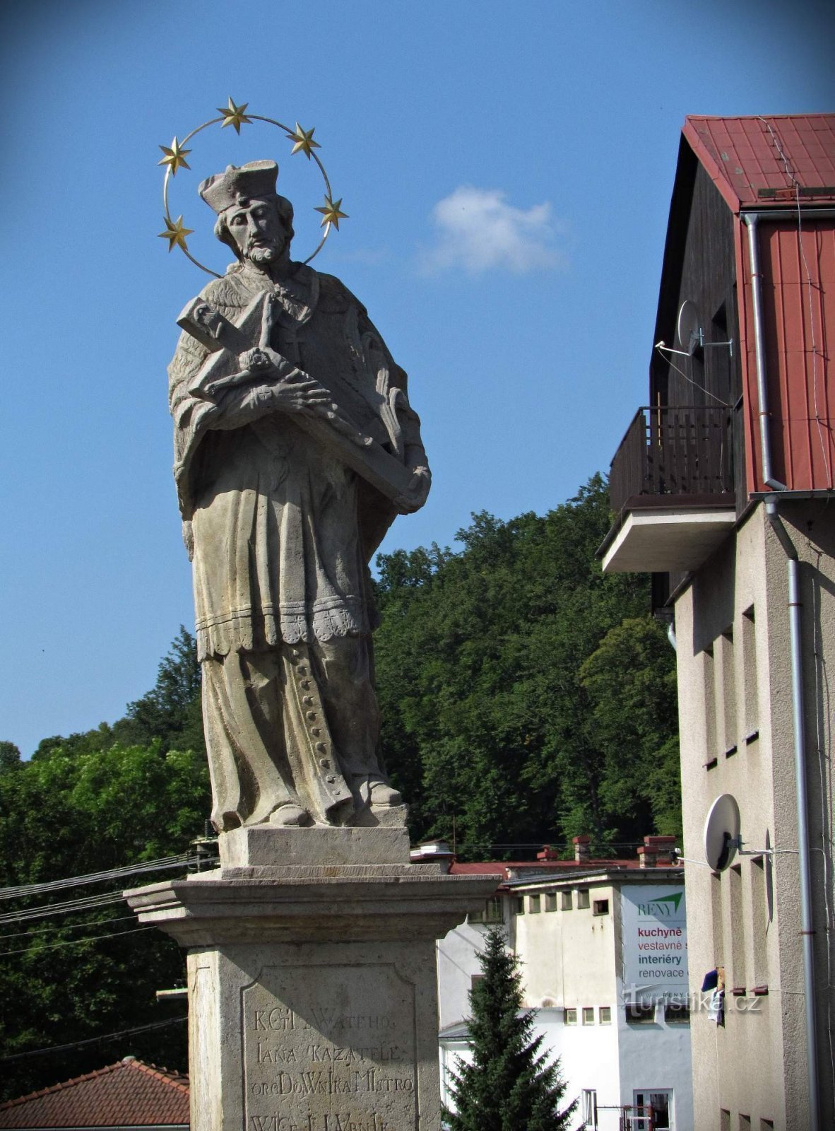 Ponte de pedra em Jablonné nad Orlicí