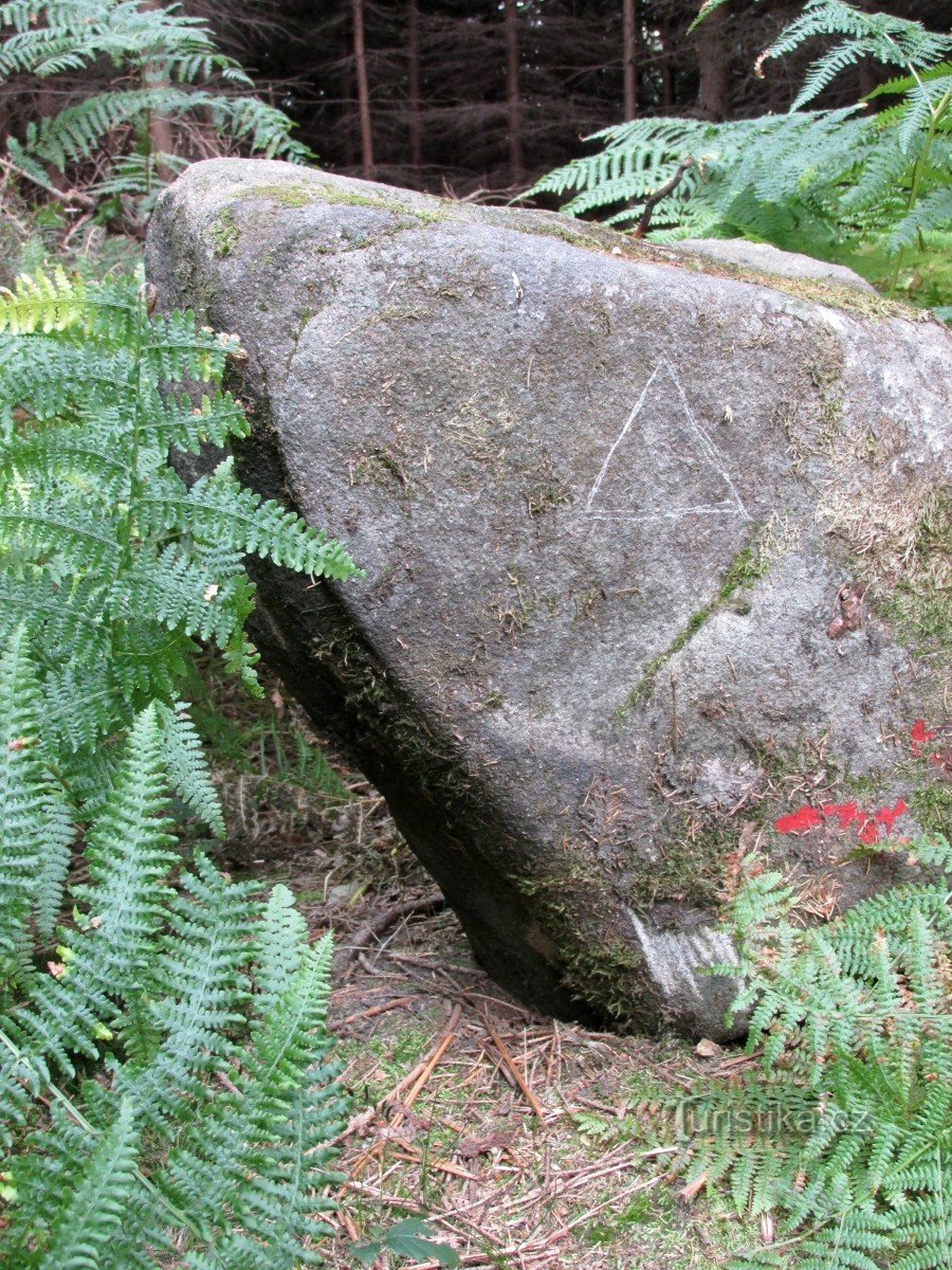 Pietre con segni misteriosi.