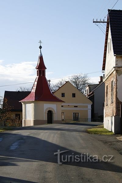Kanice - Kapelle des Hl. Johannes von Nepomuk