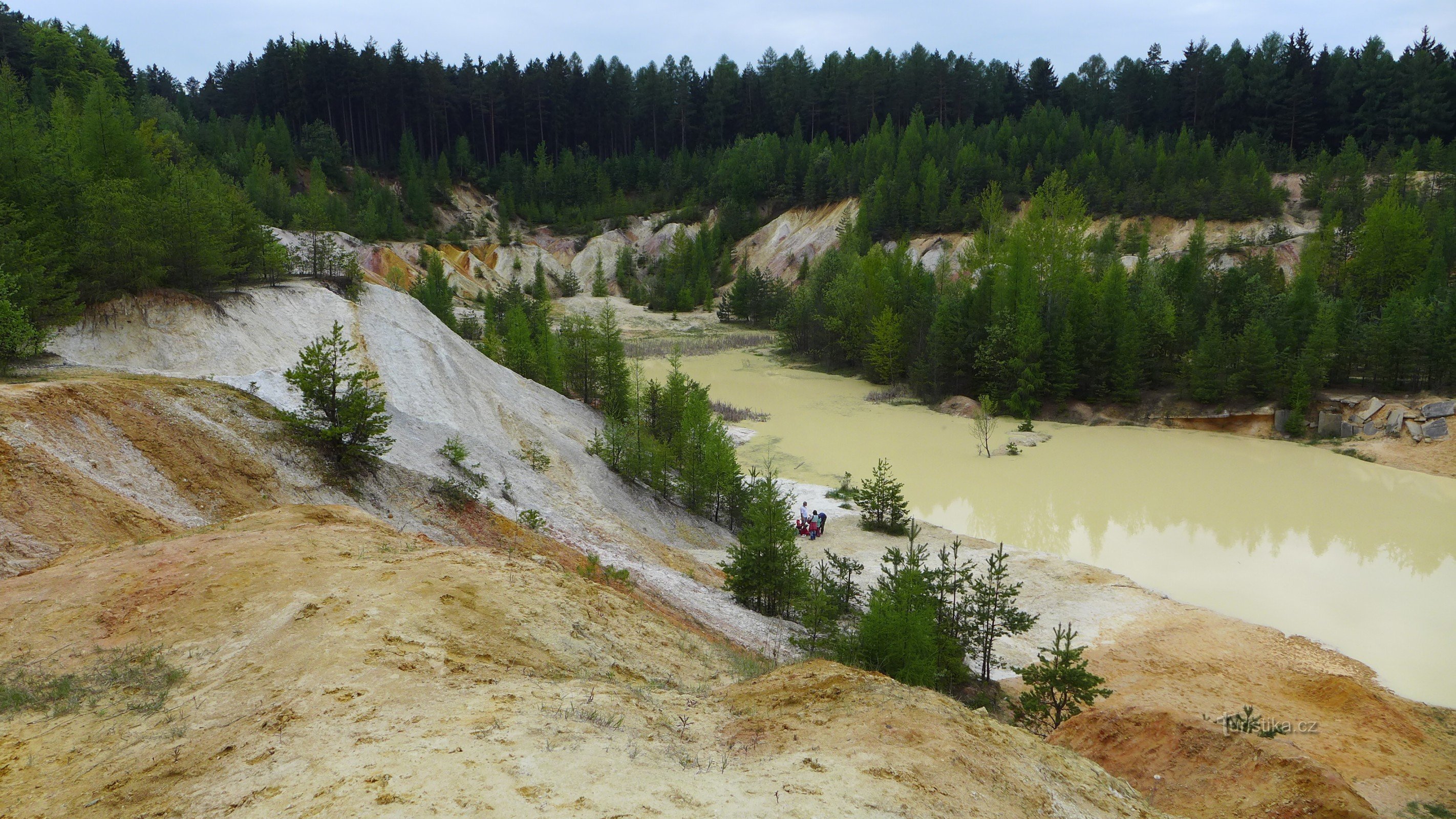 Kaolin-Steinbruch Seč u Rudice