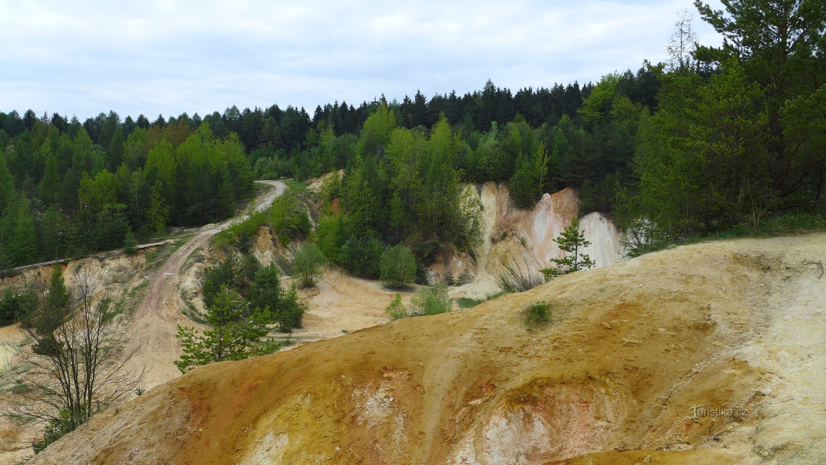 Kaolin-Steinbruch Seč u Rudice