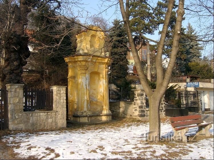 Chapelle de la Croix : rue Jana Žižka à Most