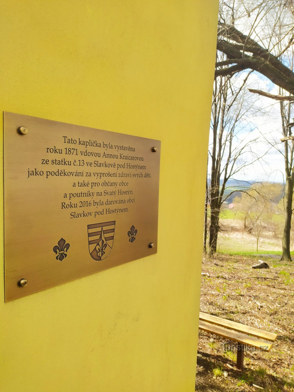 Kapelle auf dem Hügel Slavkova pod Hostýnem