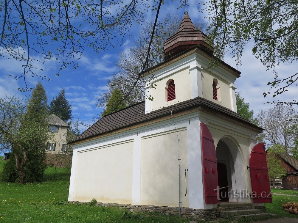 the chapel on Veselé kopci