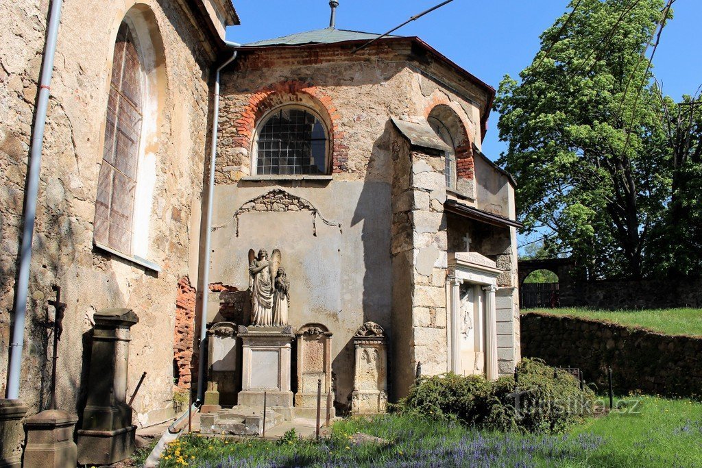 Chapel on the east side of the church