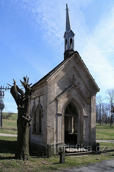 Capela înainte de reconstrucție