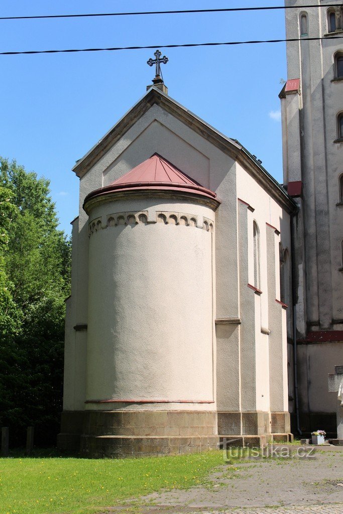 Chapel at the north wall of the basilica