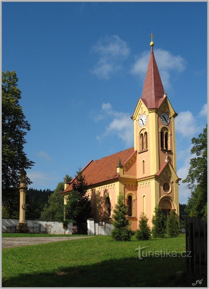 Kapelle St. Johannes der Täufer in Radvanice