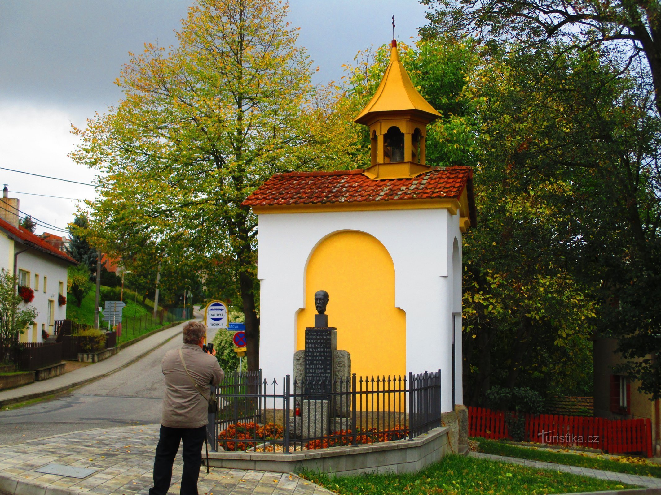 Szent Kápolna Jan Nepomucký Točník faluban