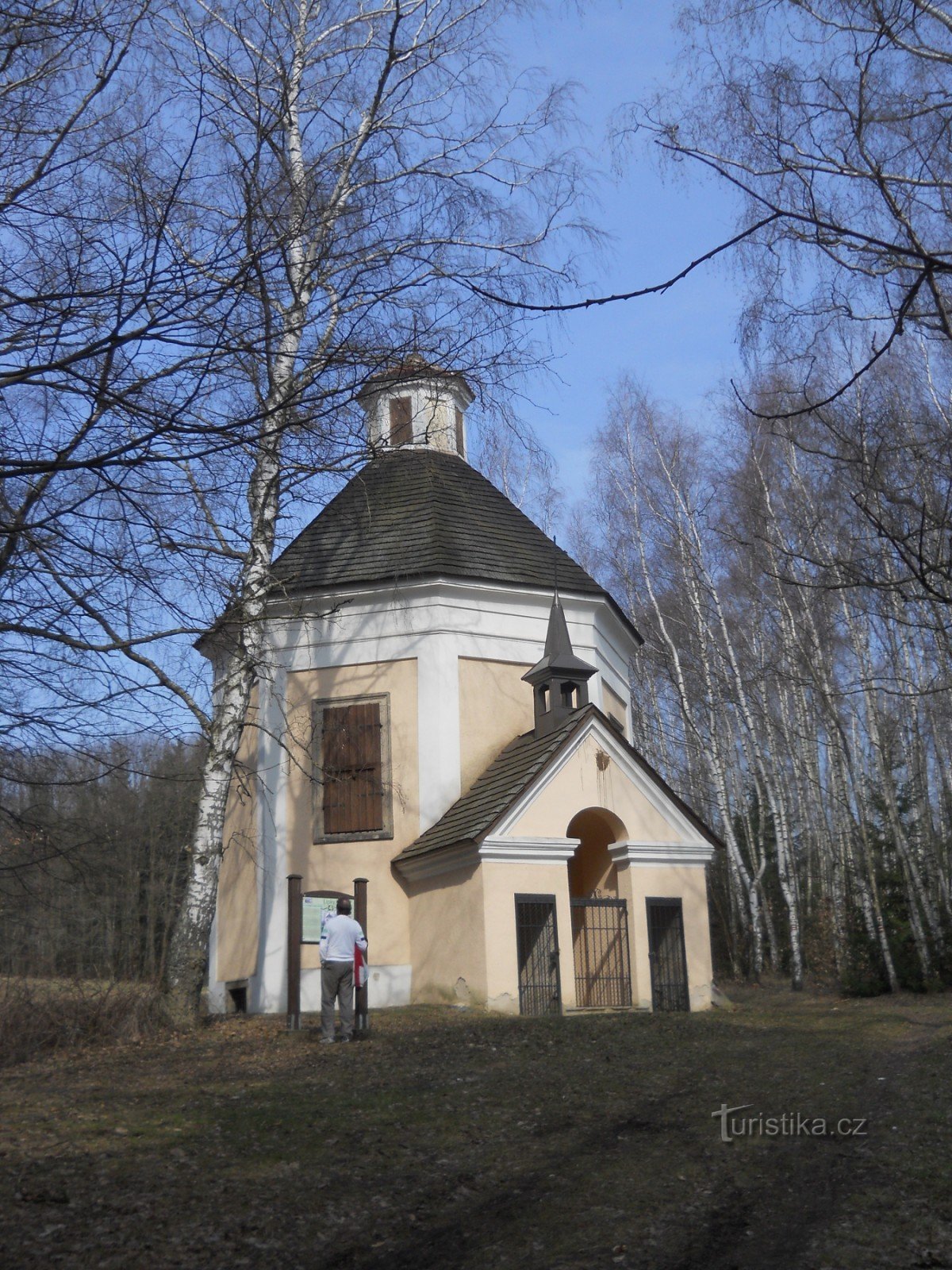 Szent Kápolna Karel Boromejský Telč közelében