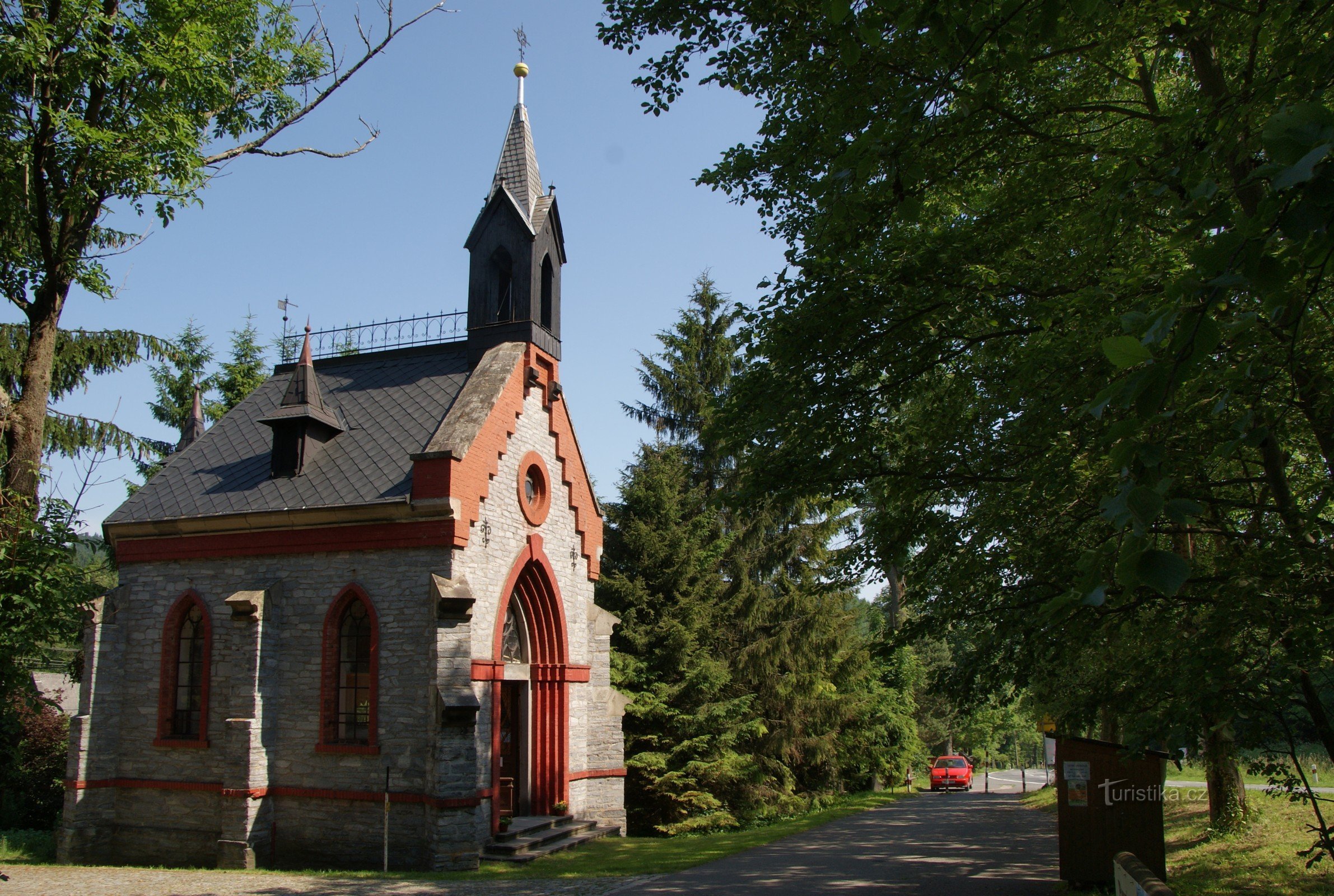 chapel of St. Rocha in Ramzová