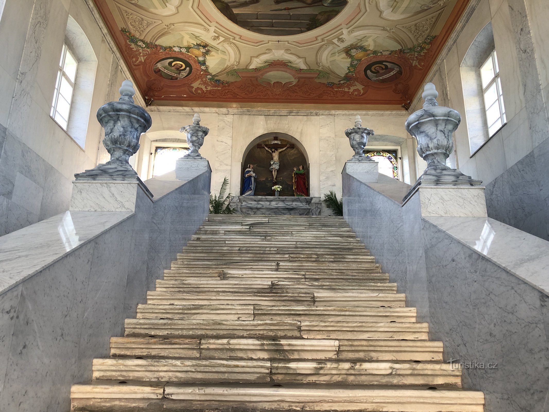 The Chapel of the Holy Steps was built in 1710 and rebuilt in the gazebo style incl