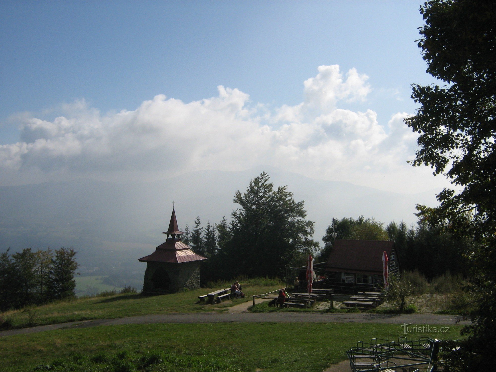 kapell vid Ondřejník-stugan