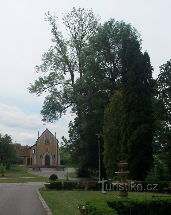 kapel på slottet i Skalička