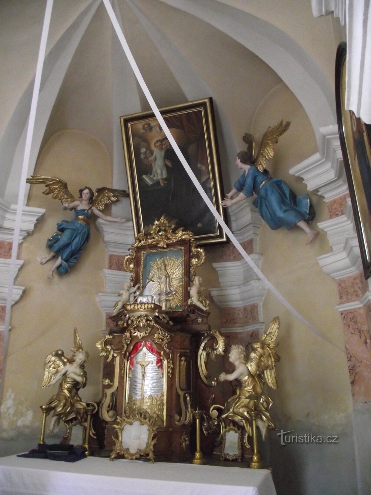 capilla en Dolní Libin - altar