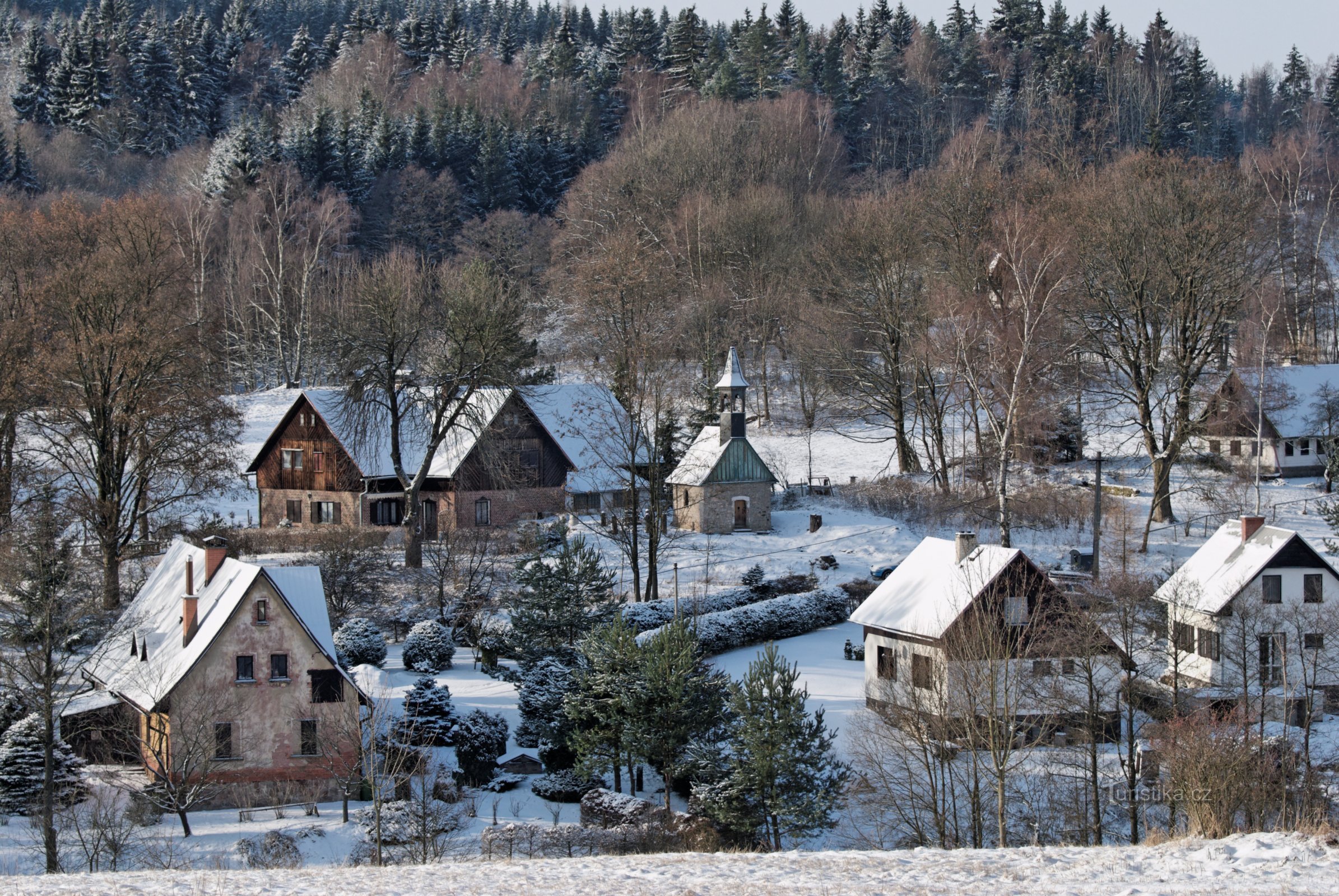 Kapela v Rybníčku 01.2010. Avtor fotografije jerha1952