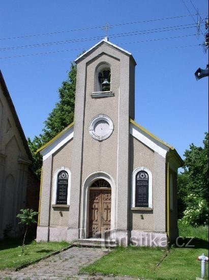 capilla en Velká Záhornice