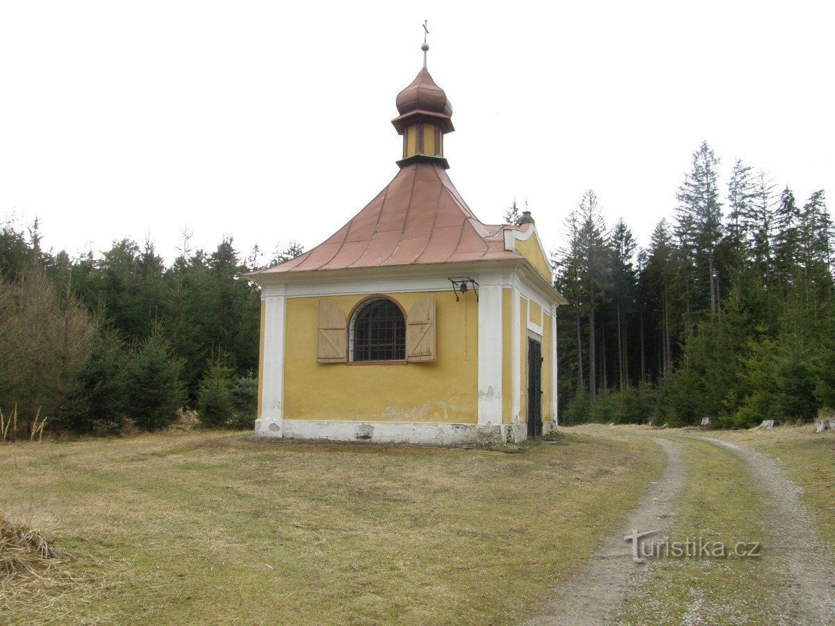 Kapelle aus Richtung Rounk