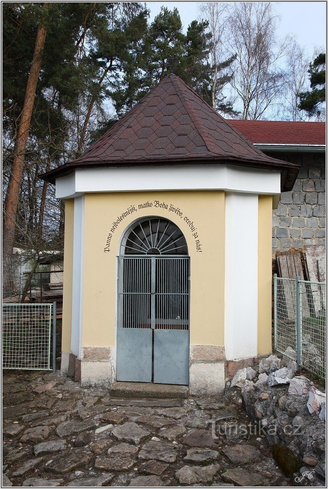 Capilla arriba de Úpicí