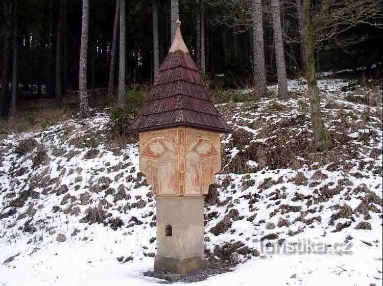 la chapelle sous les ruines de Kožlí