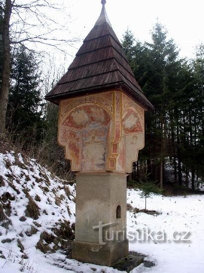 la chapelle sous les ruines de Kožlí