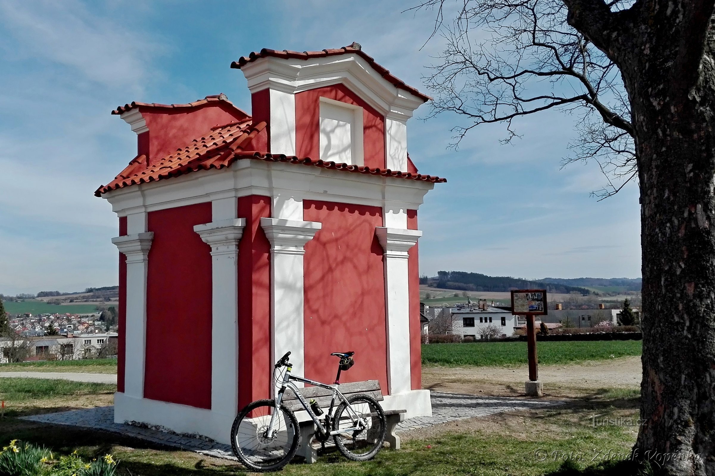 Szent Kápolna Floriána nad Pelhřimov.