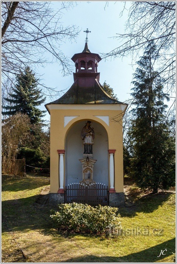 Chapel of St. Jan Nepomucký in Brtv