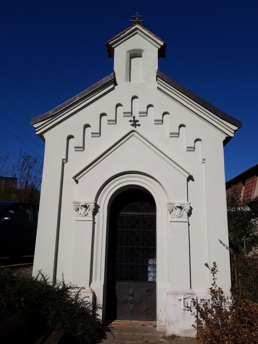 Kapel af St. Jan Nepomucký i Klokoty i udkanten af ​​byen Tábor
