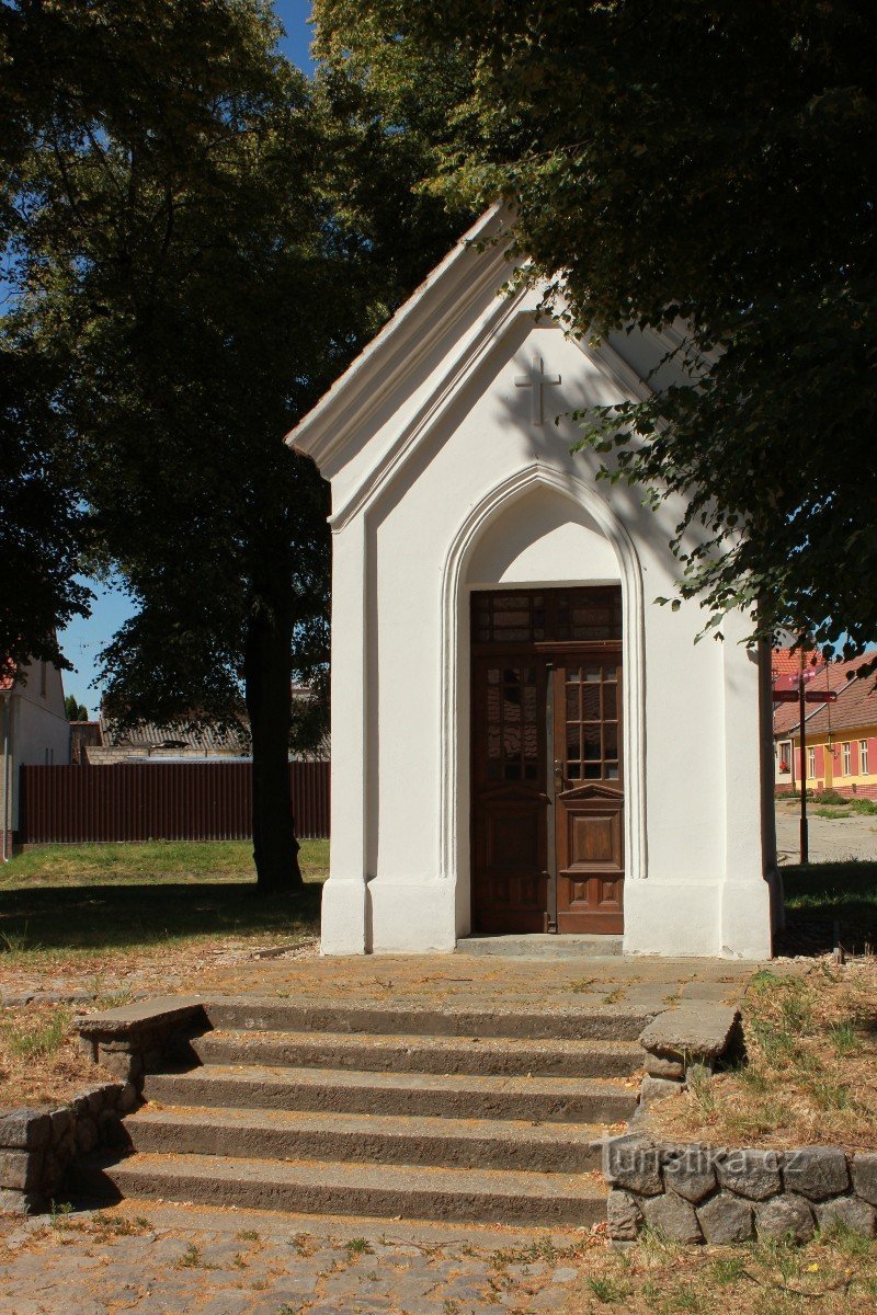 De kapel in het huisje van Slovacka