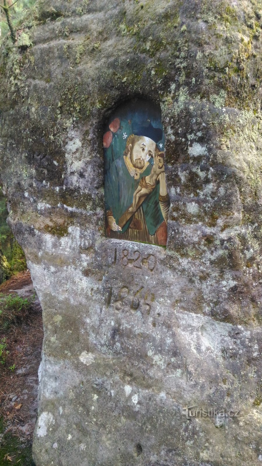 la chapelle de Tesaná cesta