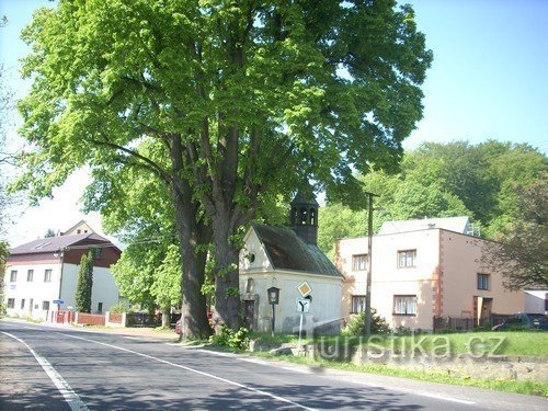 A chapel in Křižanov in Teplice