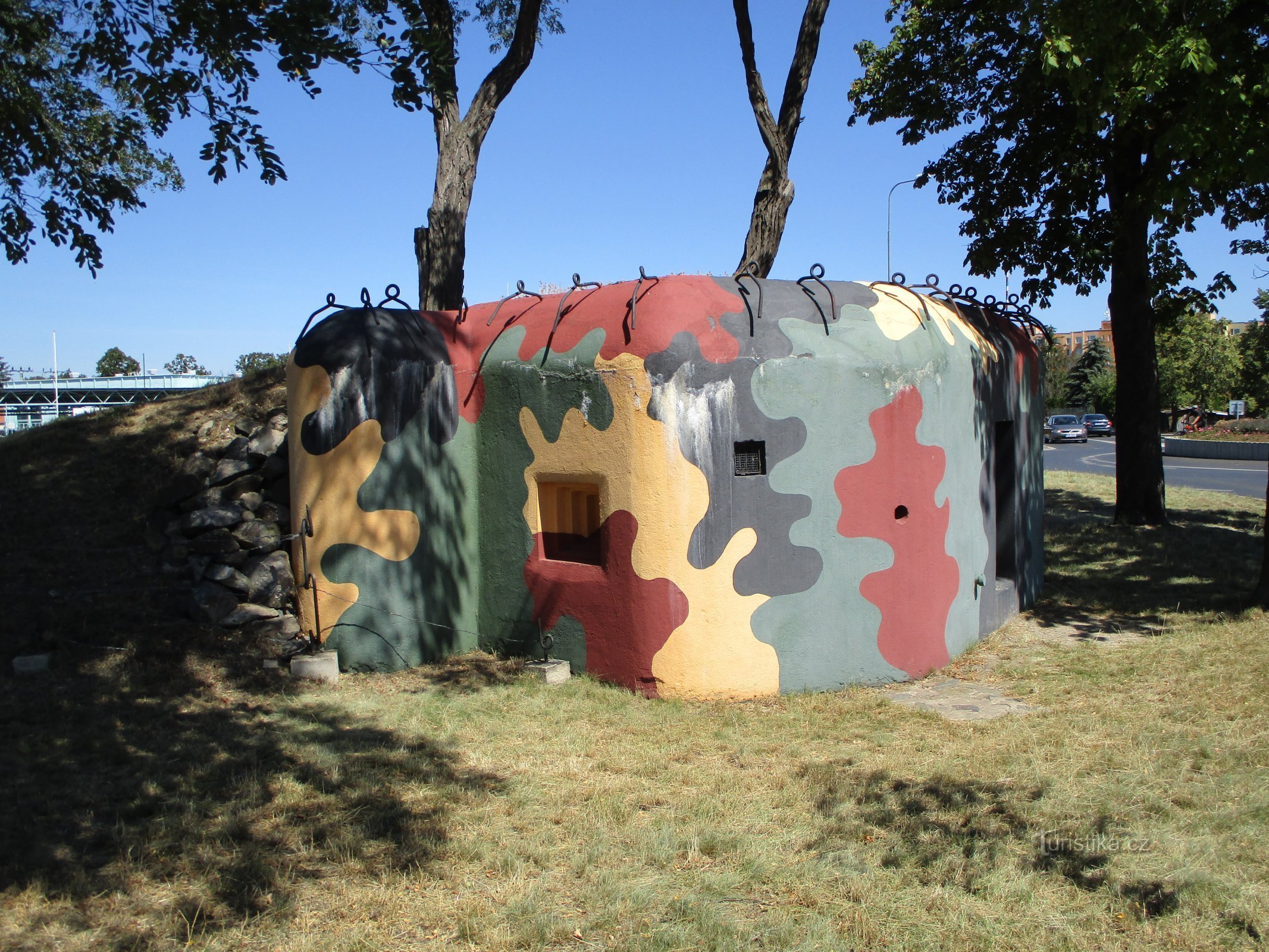 Chapelle de St. Venceslas accompagnant l'objet de fortification légère vz. 37 (Roudnice et