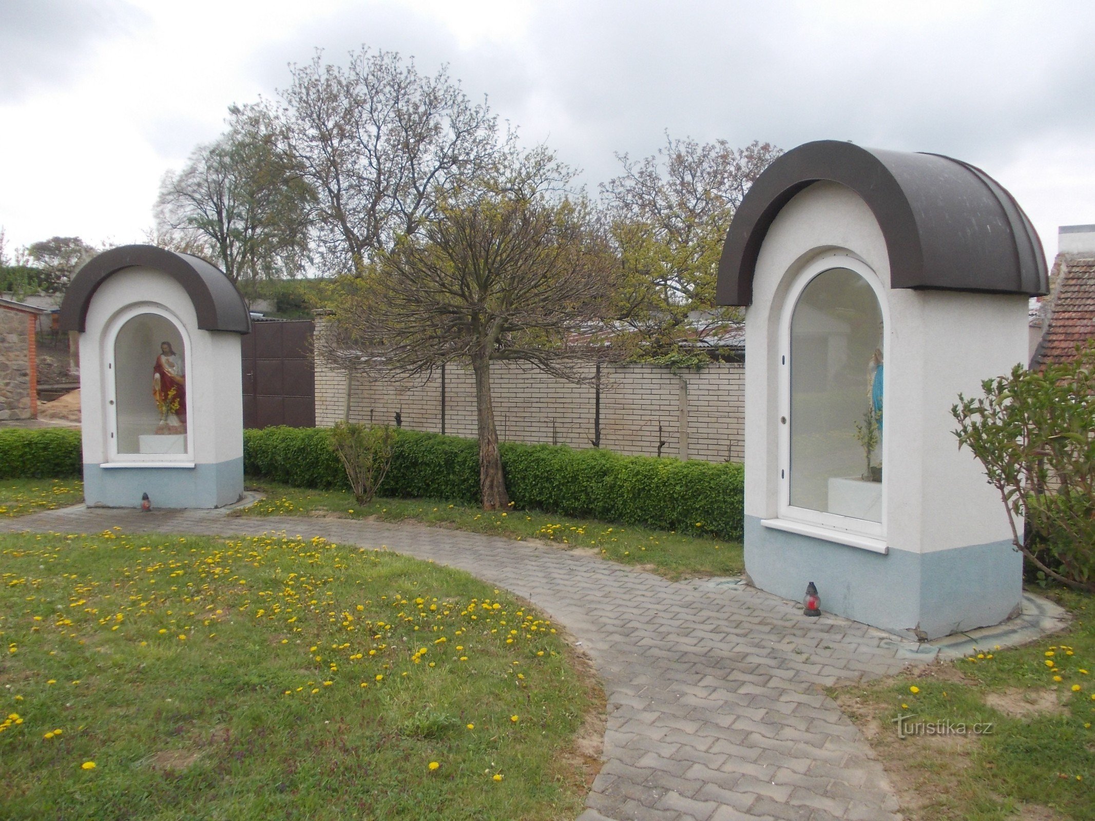 chapels protecting the village from evil powers