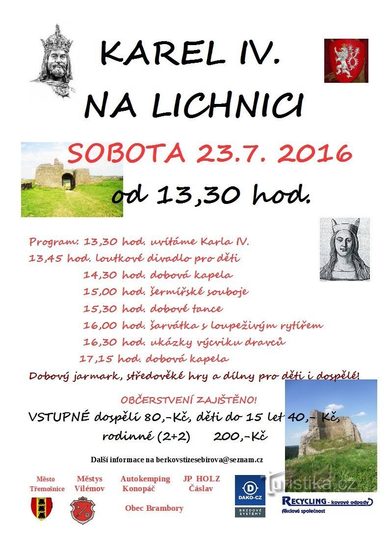 Karol IV. na Lichnicy