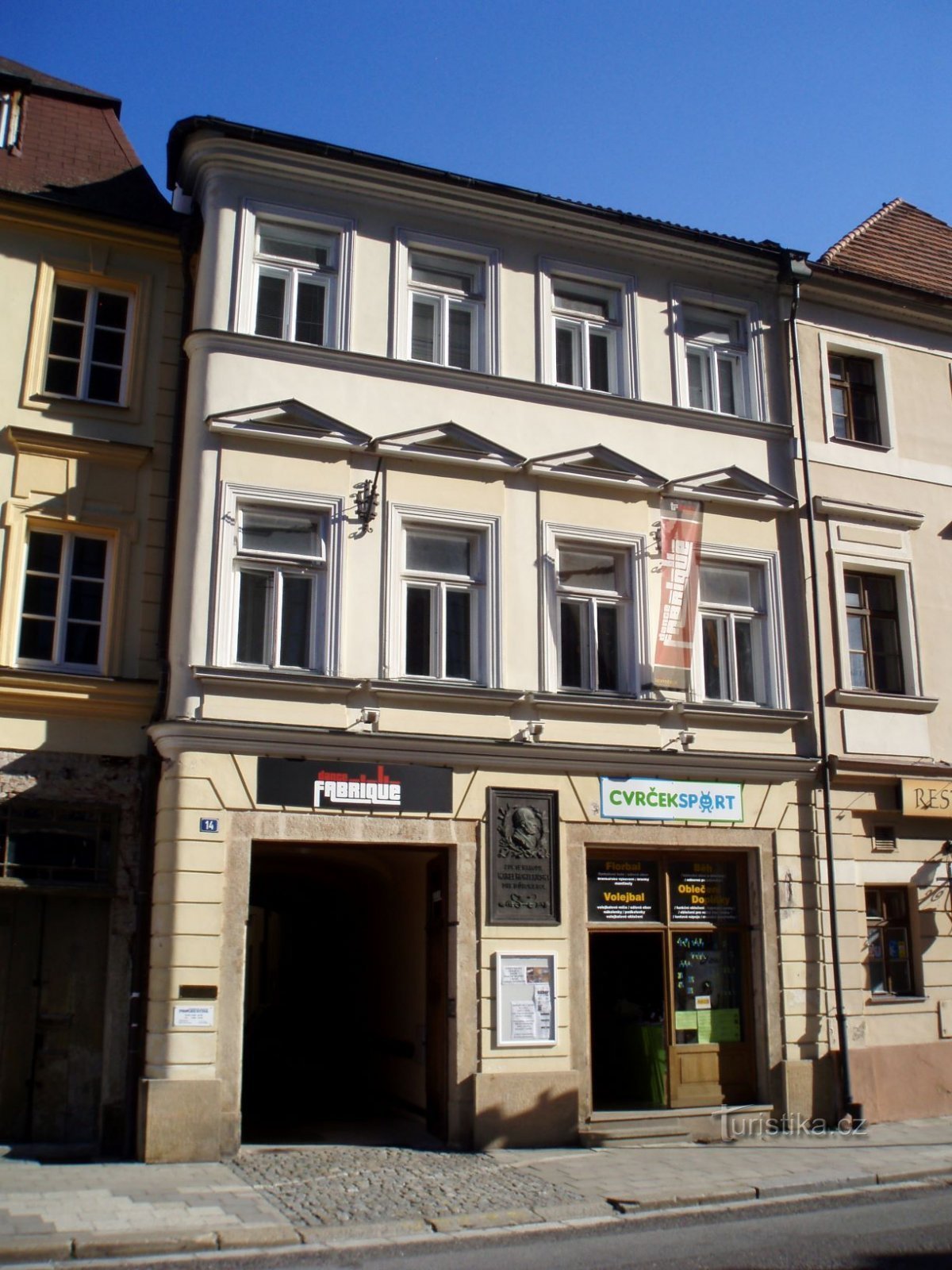 Karel Toman No. 42, headquarters of the Peřin brothers printing house (Hradec Králové, 12.7.2011 July XNUMX)