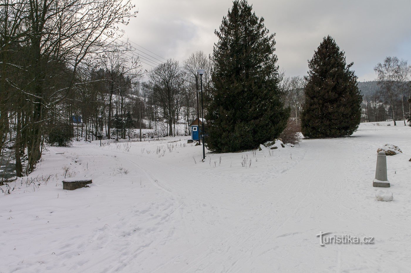 Karlov pod Pradědem - Inline track in winter and summer