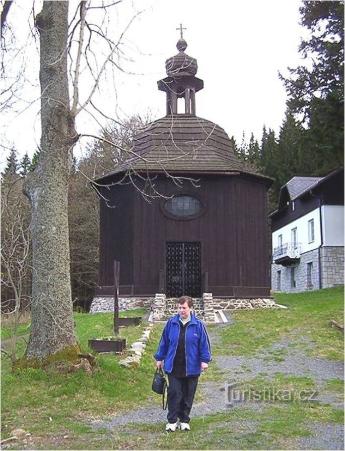 Karlova Studánka - Kapel van St. Hubert - Foto: Ulrych Mir.