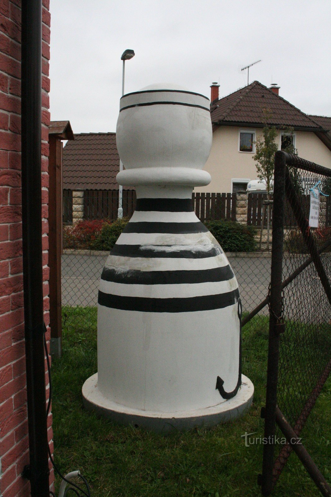 Σκάκι Karlštejnské - Λευκό Παξιμάδι πιόνι